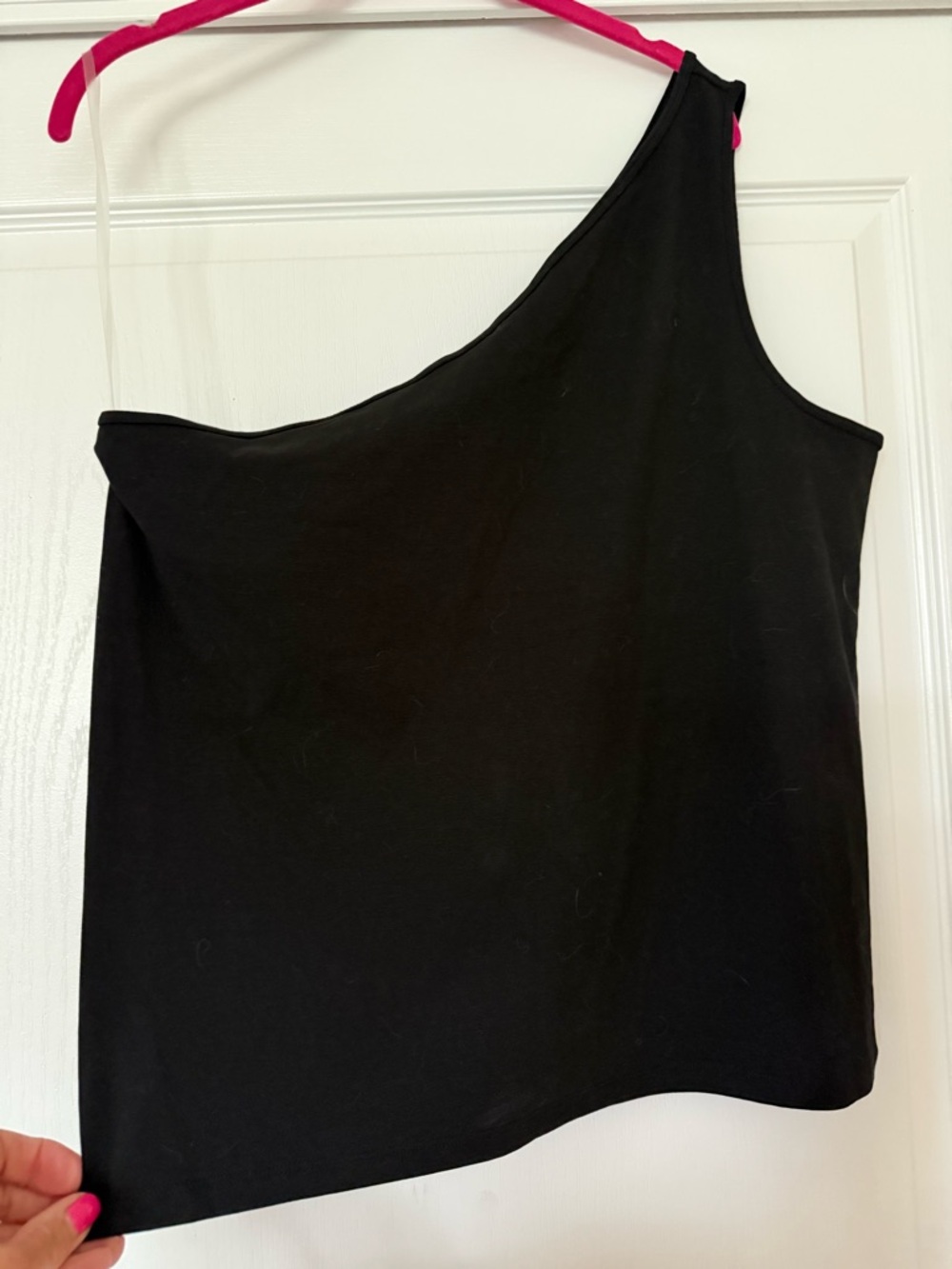 Brand New Ann Taylor Black One-Shoulder Top